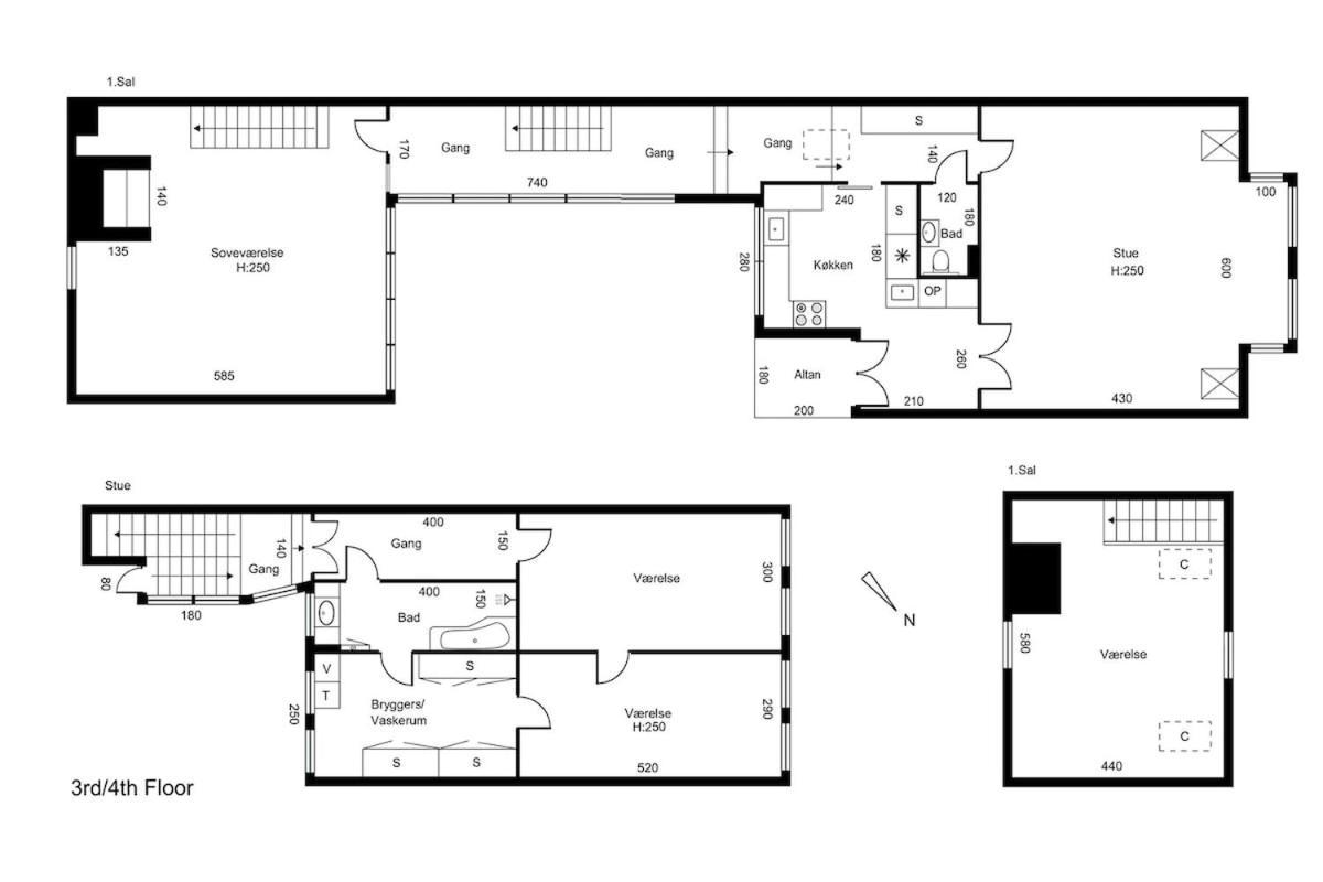 Apartamento Luksusbolig Ved Grabrodretorv